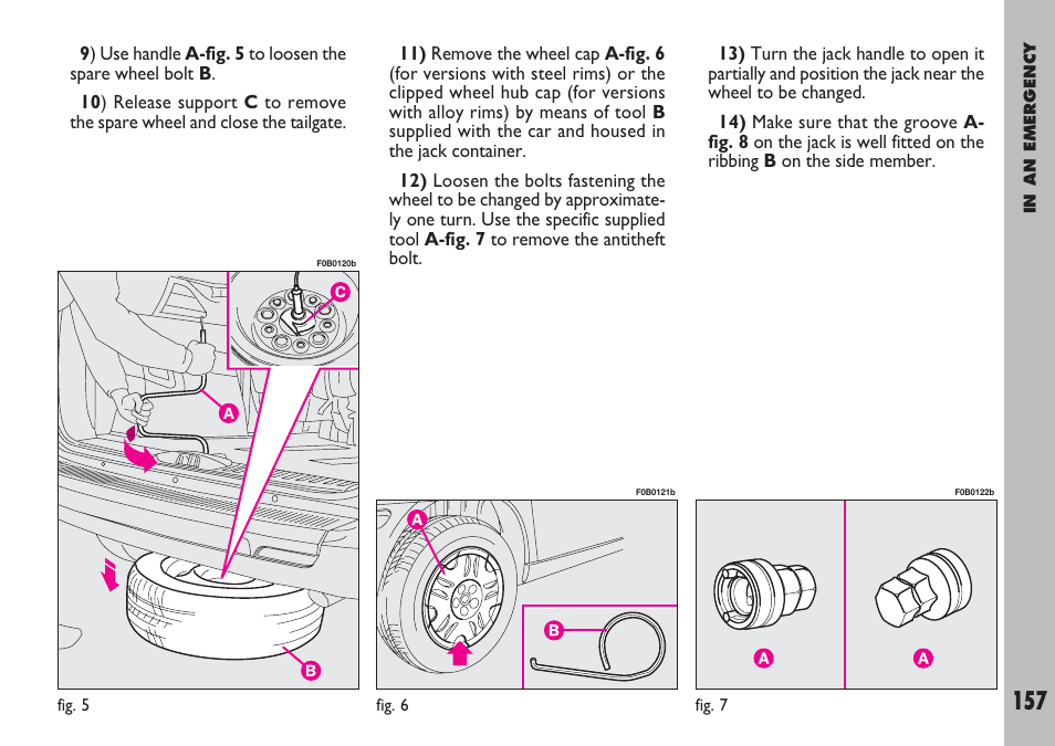 FIAT Ulysse User Manual | Page 158 / 254