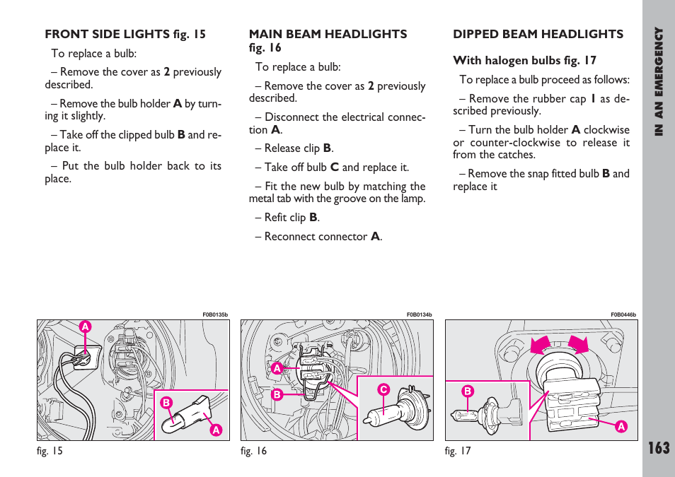 FIAT Ulysse User Manual | Page 164 / 254