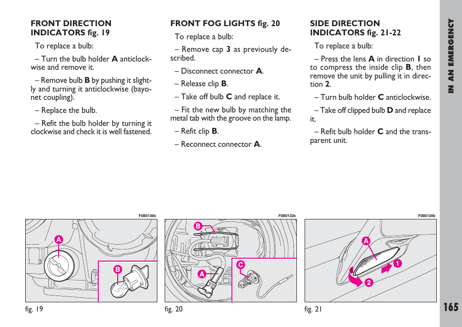 FIAT Ulysse User Manual | Page 166 / 254