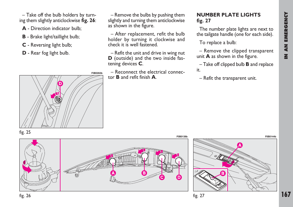 FIAT Ulysse User Manual | Page 168 / 254