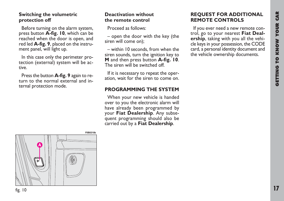 FIAT Ulysse User Manual | Page 18 / 254