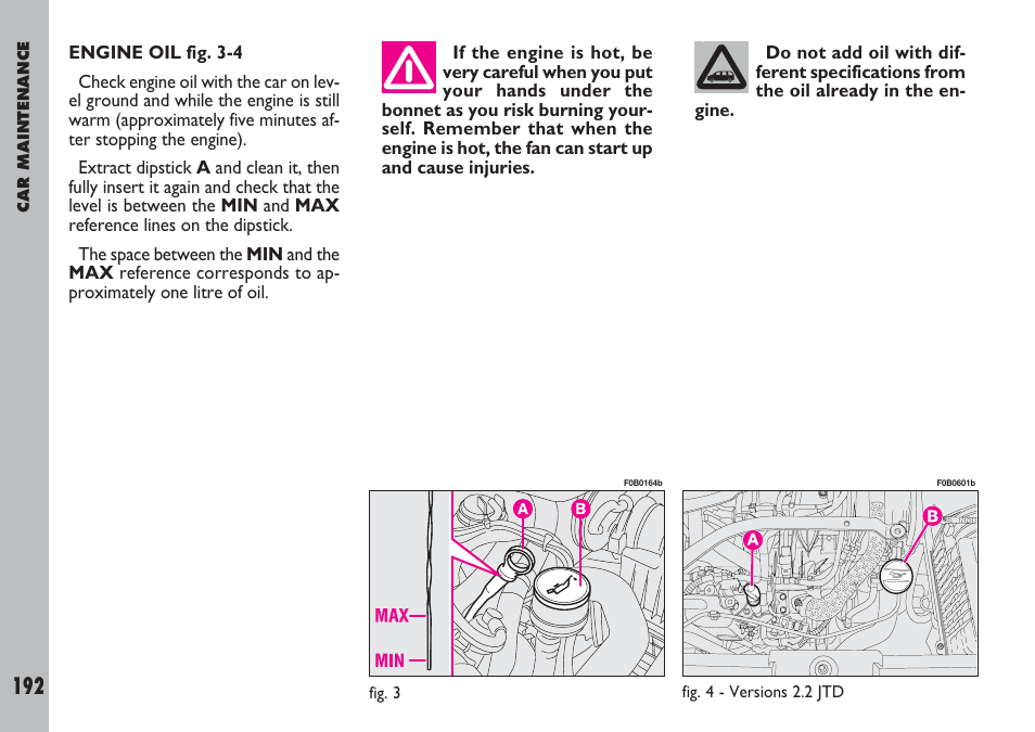 FIAT Ulysse User Manual | Page 193 / 254