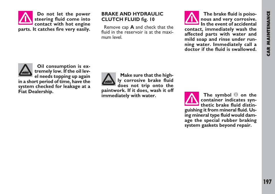 FIAT Ulysse User Manual | Page 198 / 254