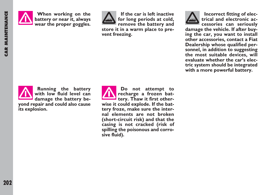 FIAT Ulysse User Manual | Page 203 / 254