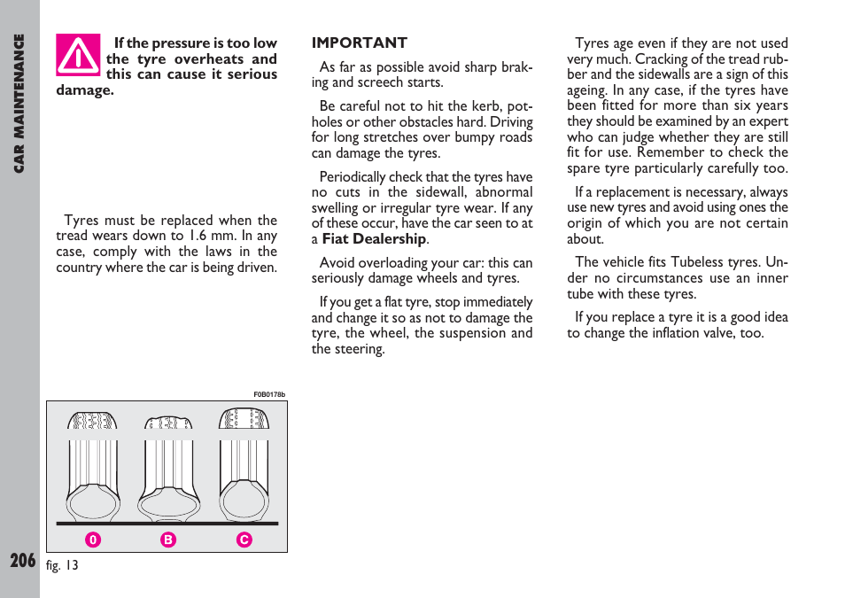 FIAT Ulysse User Manual | Page 207 / 254