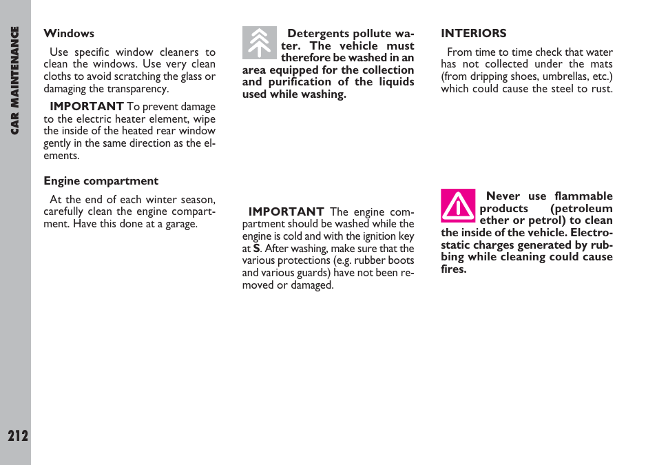 FIAT Ulysse User Manual | Page 213 / 254