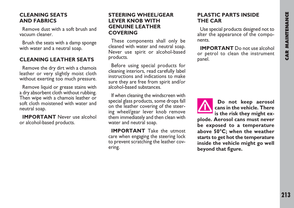 FIAT Ulysse User Manual | Page 214 / 254