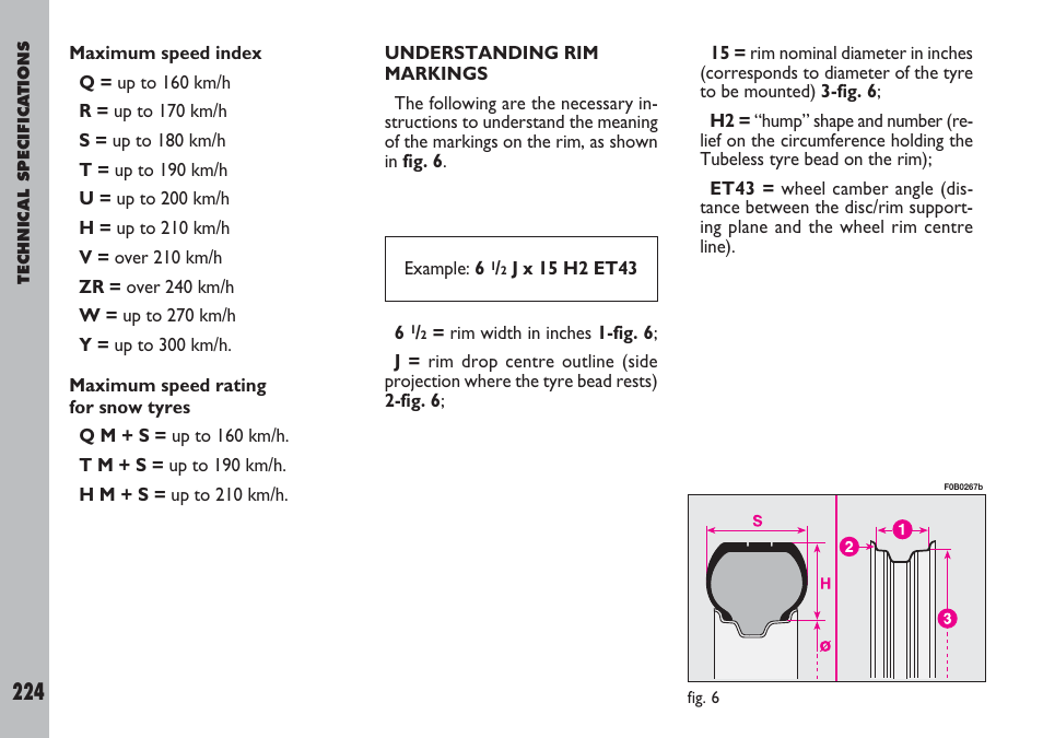 FIAT Ulysse User Manual | Page 225 / 254