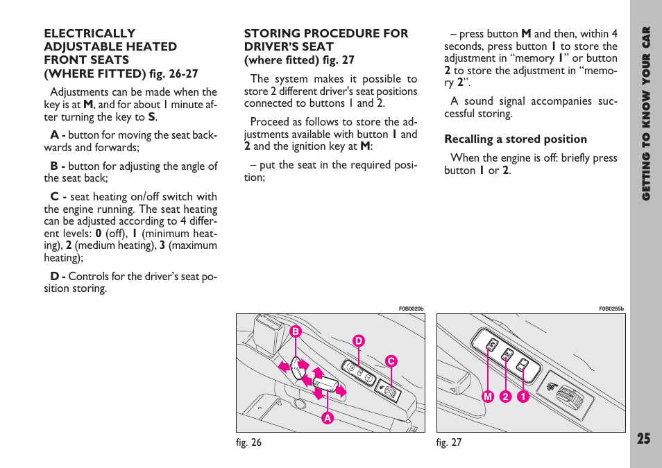 FIAT Ulysse User Manual | Page 26 / 254