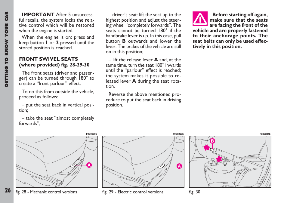 FIAT Ulysse User Manual | Page 27 / 254