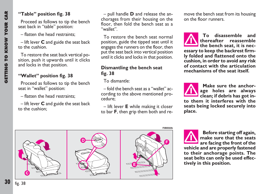 FIAT Ulysse User Manual | Page 31 / 254