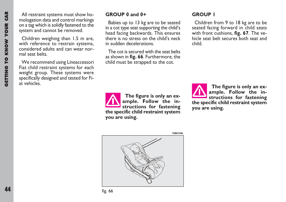 FIAT Ulysse User Manual | Page 45 / 254