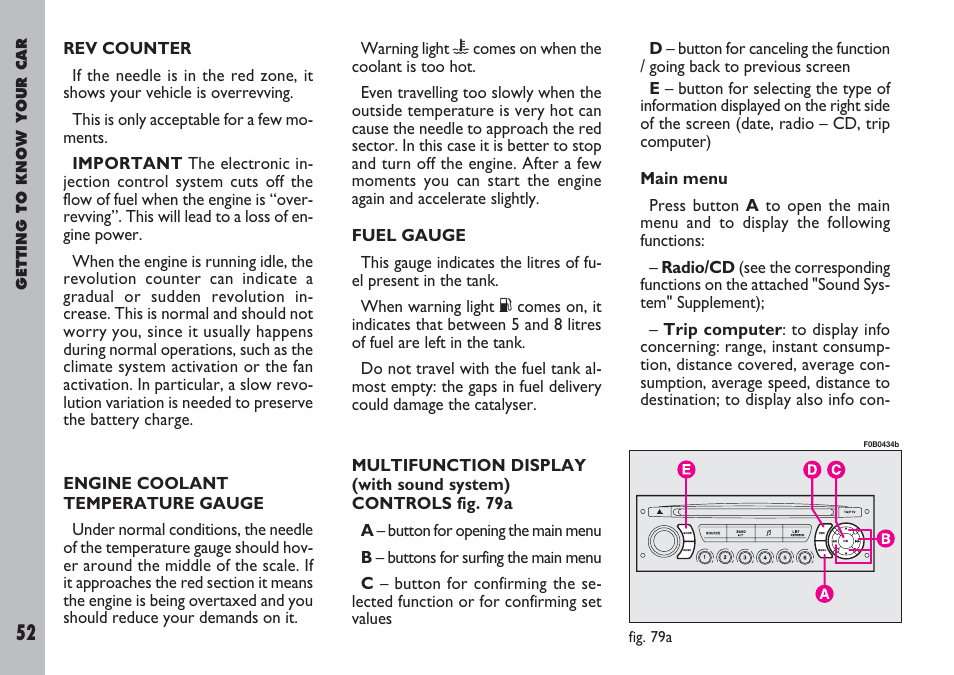 FIAT Ulysse User Manual | Page 53 / 254