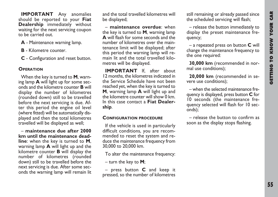 FIAT Ulysse User Manual | Page 56 / 254