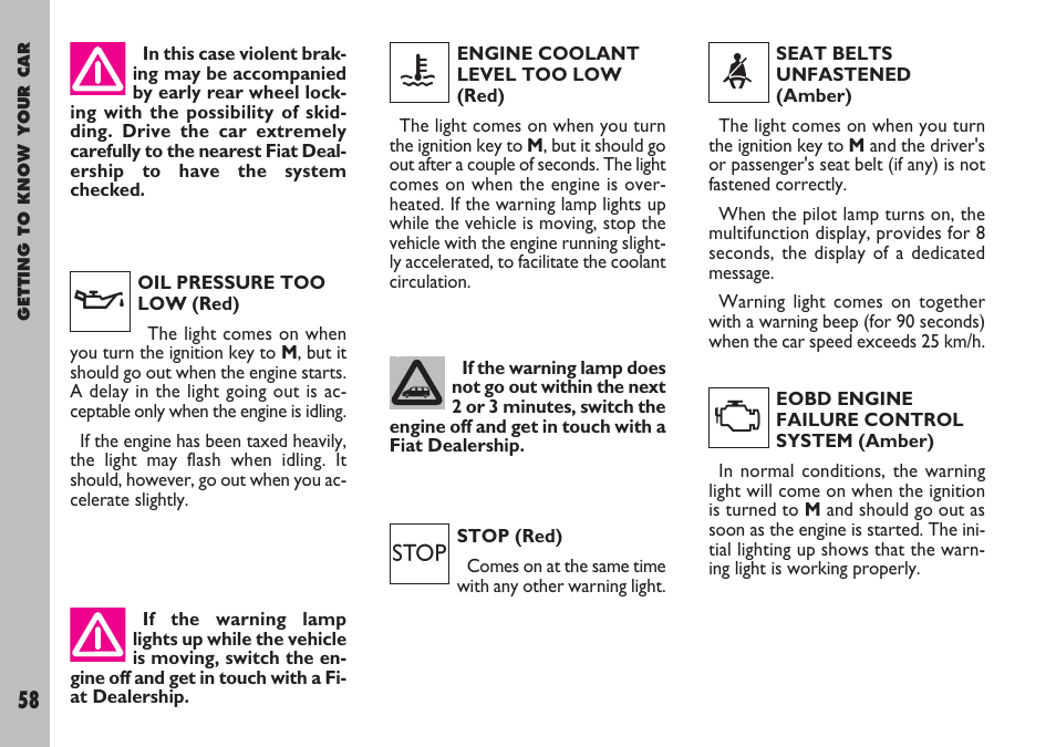 FIAT Ulysse User Manual | Page 59 / 254