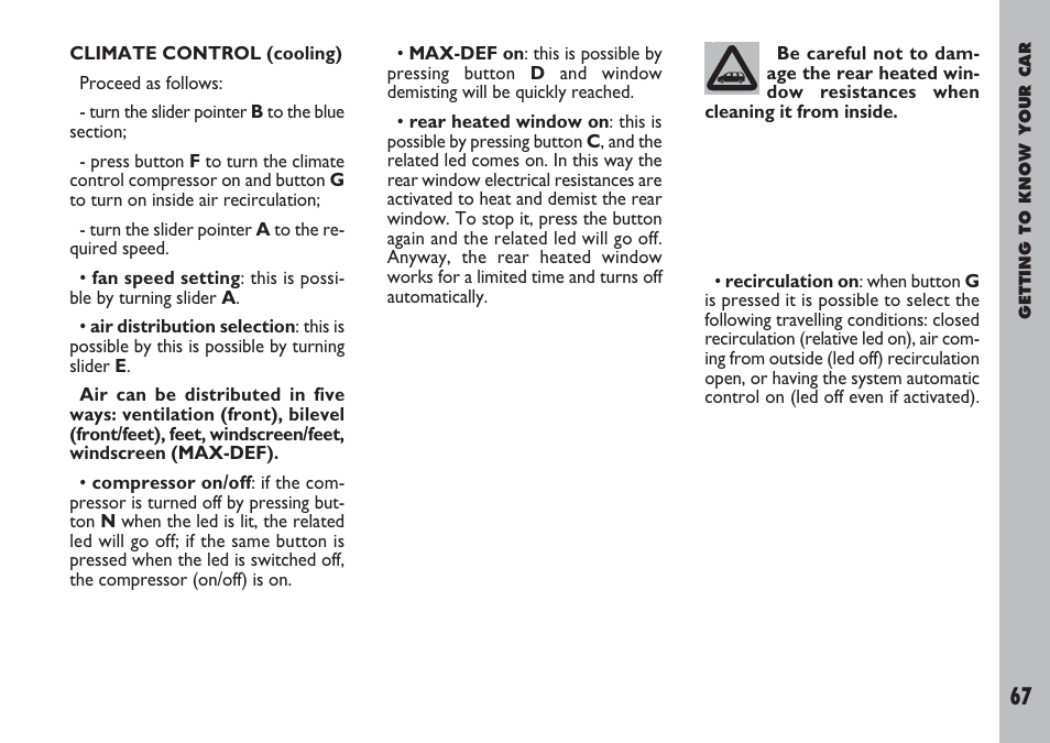 FIAT Ulysse User Manual | Page 68 / 254