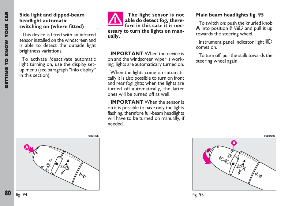 FIAT Ulysse User Manual | Page 81 / 254