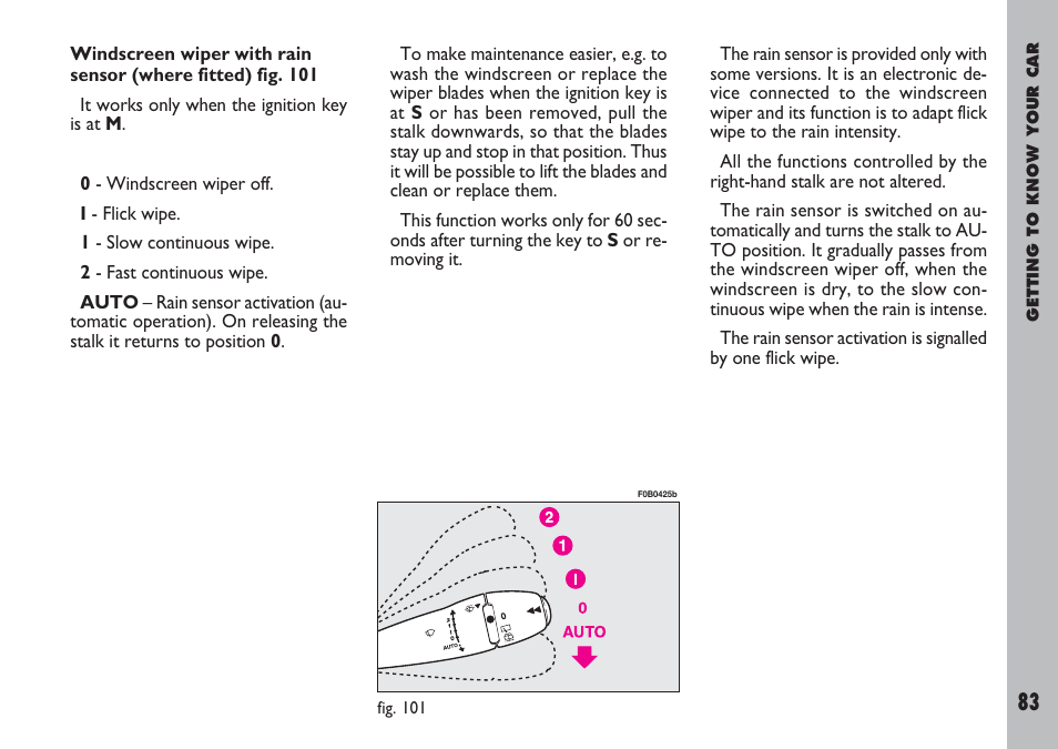 FIAT Ulysse User Manual | Page 84 / 254