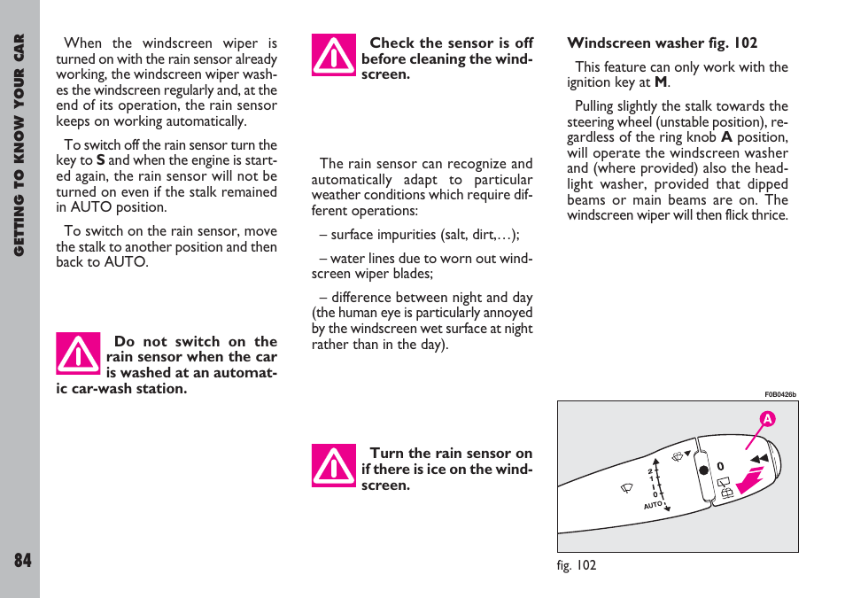 FIAT Ulysse User Manual | Page 85 / 254