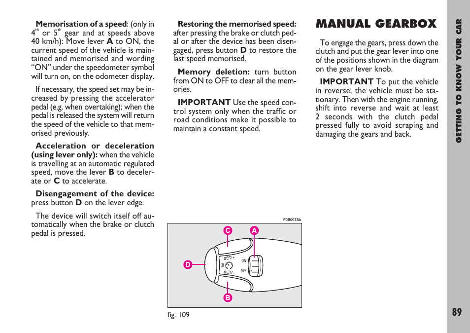 Manual gearbox | FIAT Ulysse User Manual | Page 90 / 254