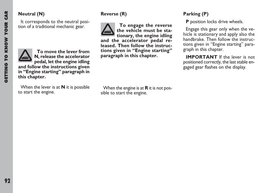 FIAT Ulysse User Manual | Page 93 / 254