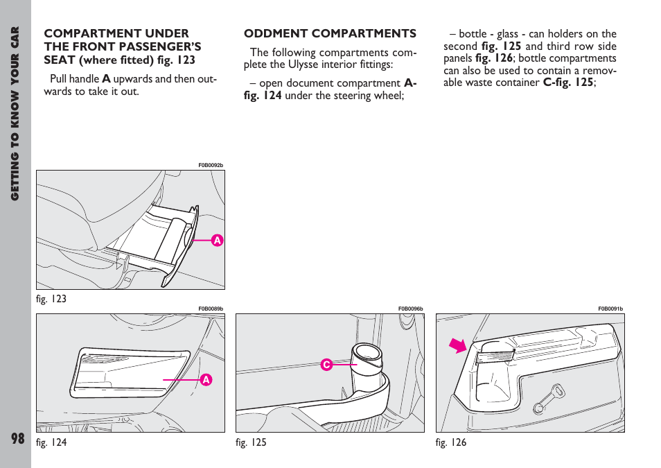 FIAT Ulysse User Manual | Page 99 / 254