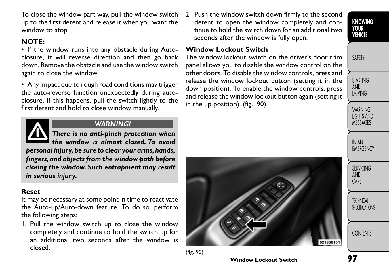 FIAT Freemont User Manual | Page 103 / 266