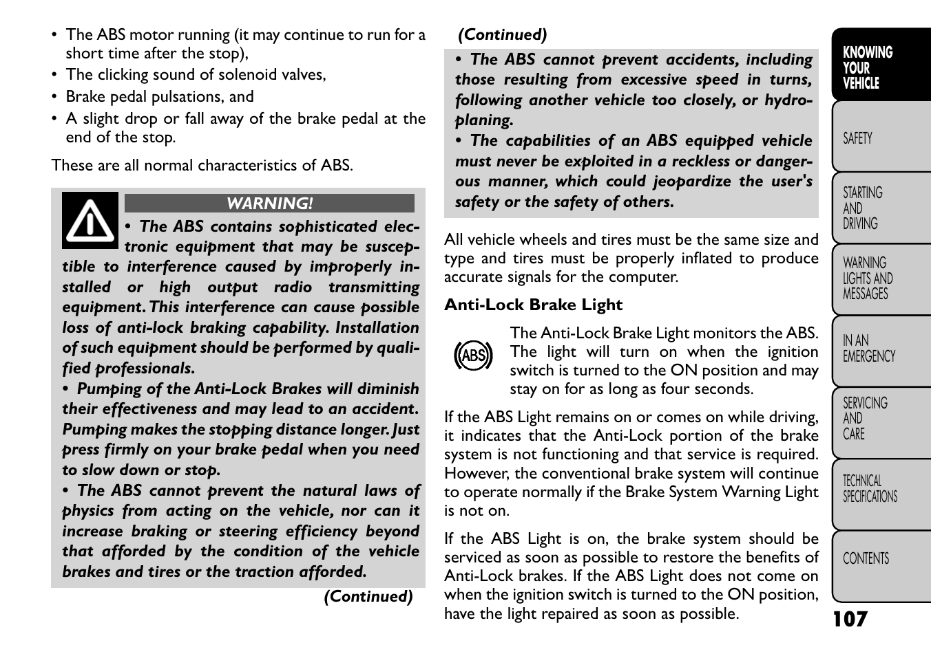 FIAT Freemont User Manual | Page 113 / 266