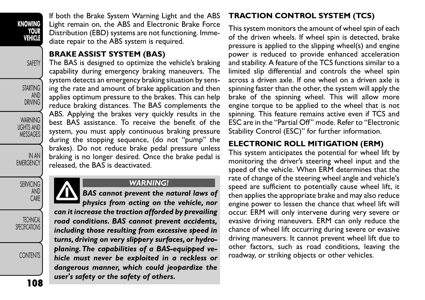 FIAT Freemont User Manual | Page 114 / 266