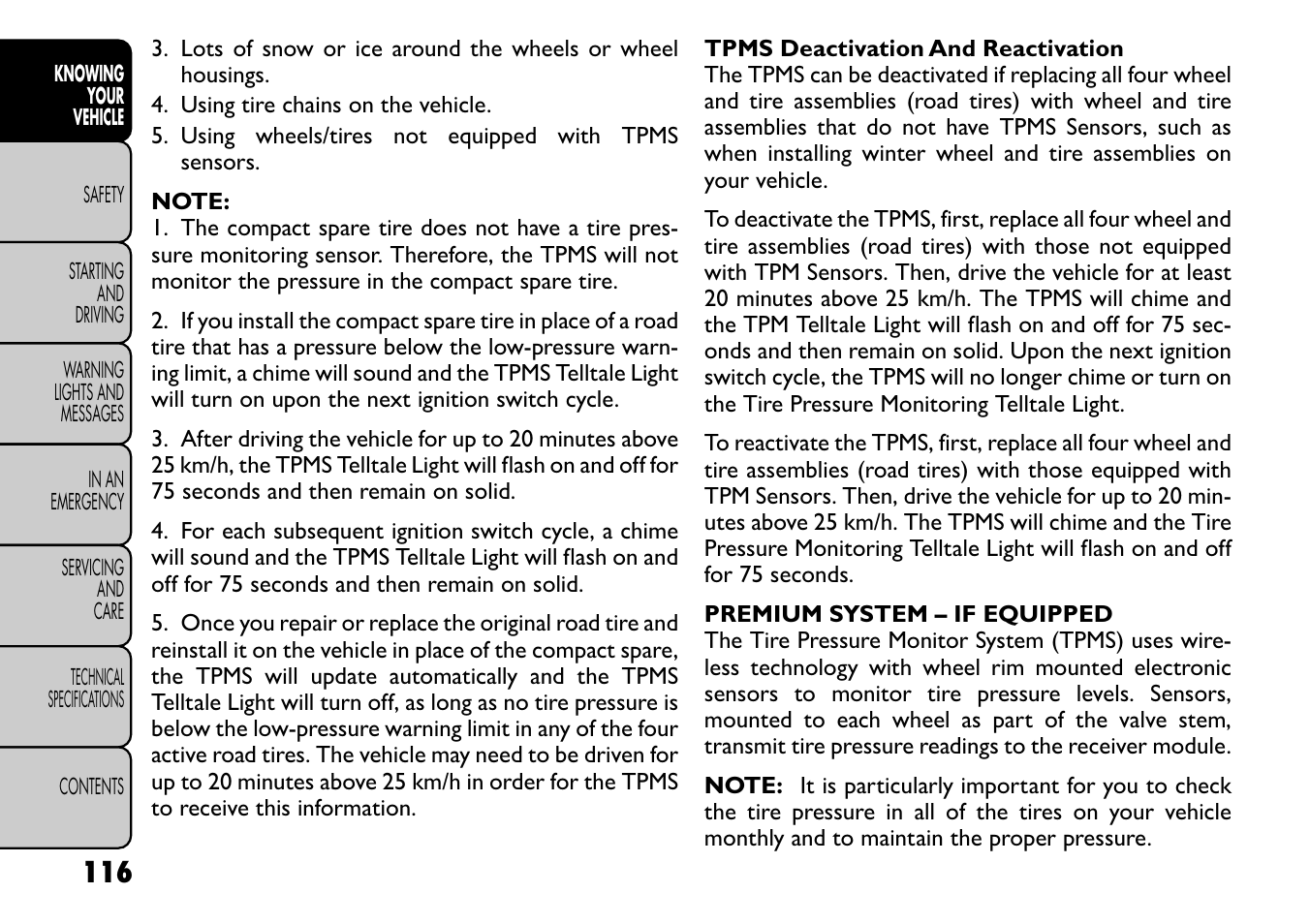 FIAT Freemont User Manual | Page 122 / 266