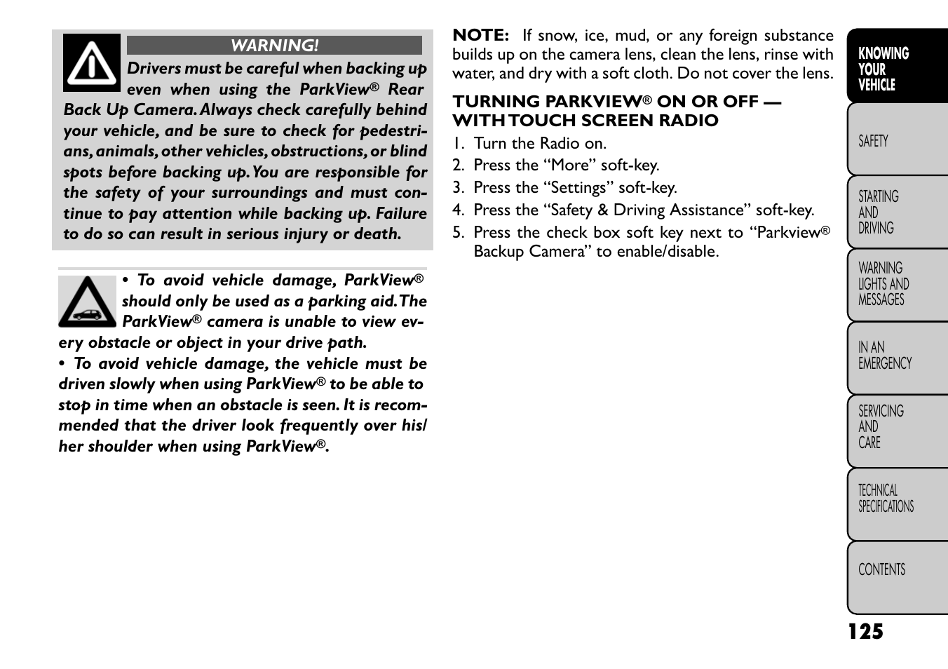 FIAT Freemont User Manual | Page 131 / 266