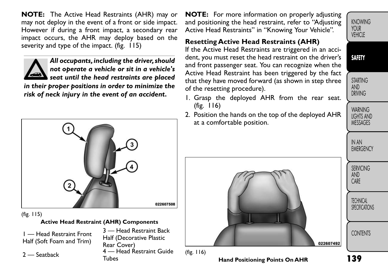 FIAT Freemont User Manual | Page 145 / 266