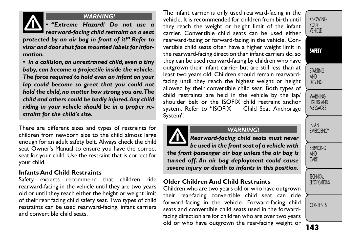 FIAT Freemont User Manual | Page 149 / 266