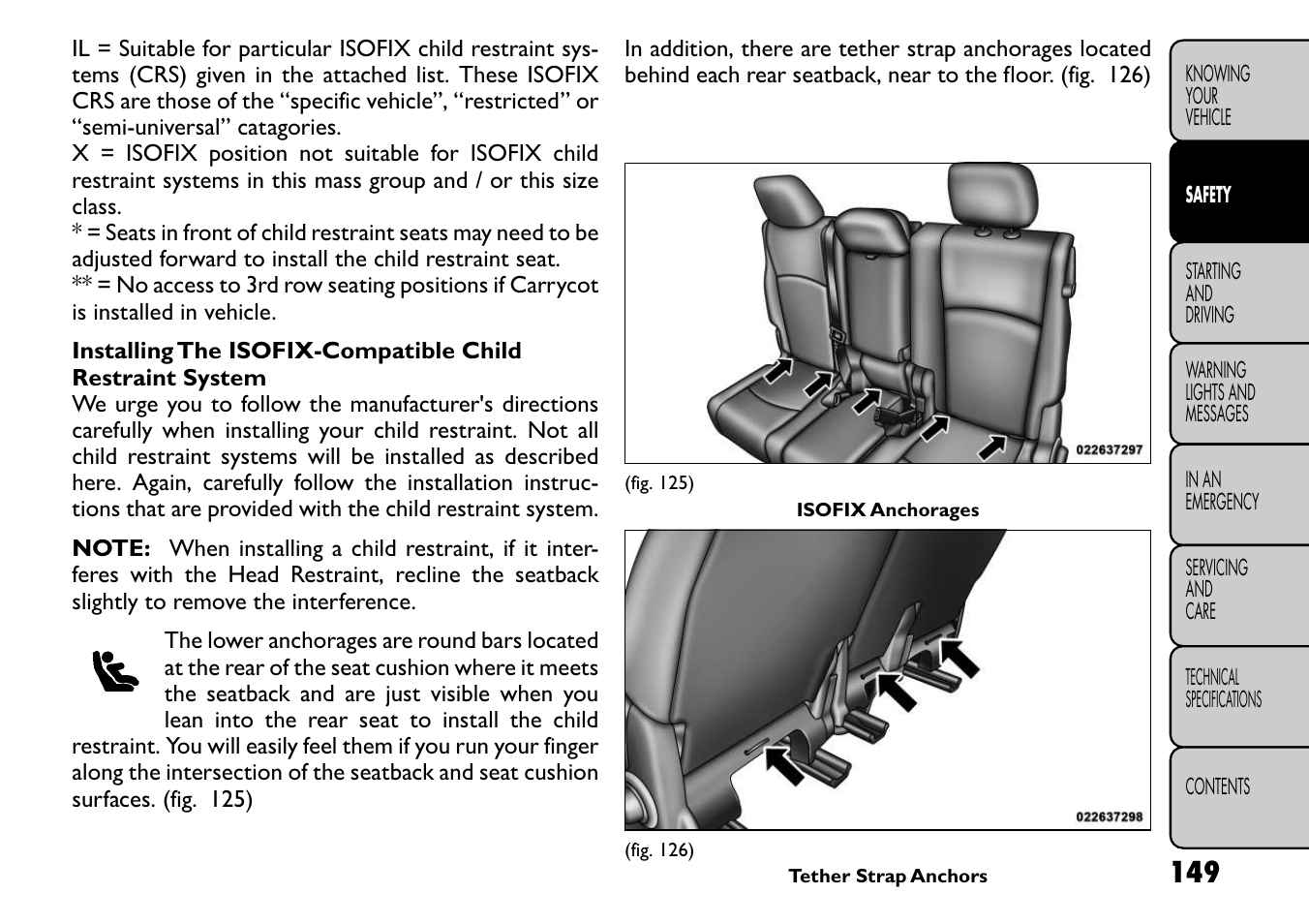 FIAT Freemont User Manual | Page 155 / 266