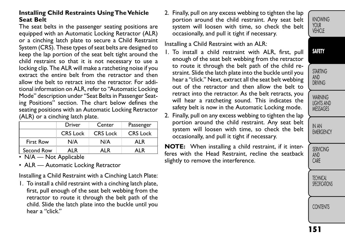 FIAT Freemont User Manual | Page 157 / 266