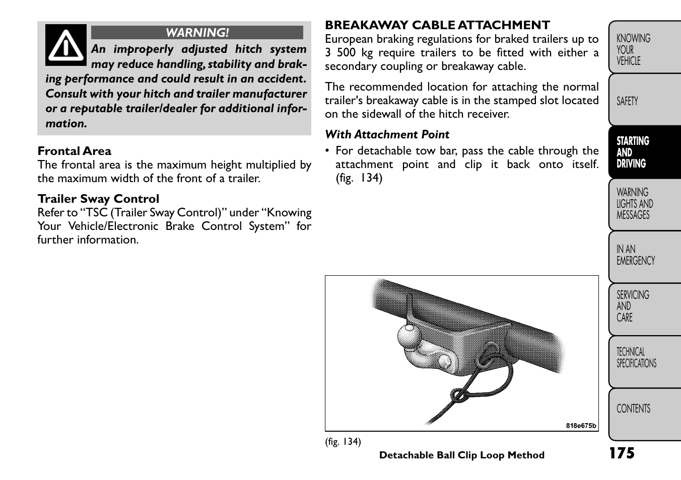 FIAT Freemont User Manual | Page 181 / 266