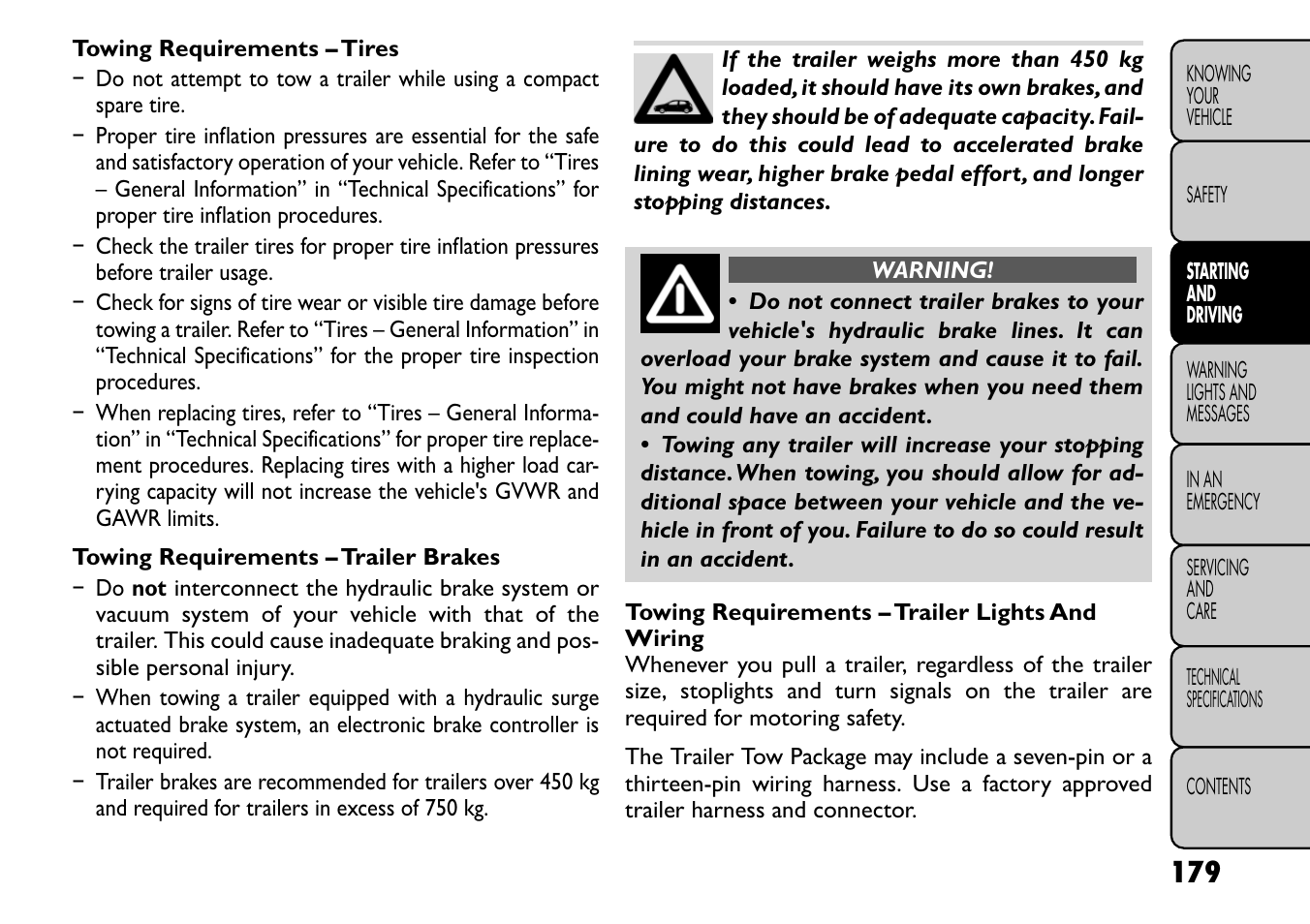 FIAT Freemont User Manual | Page 185 / 266