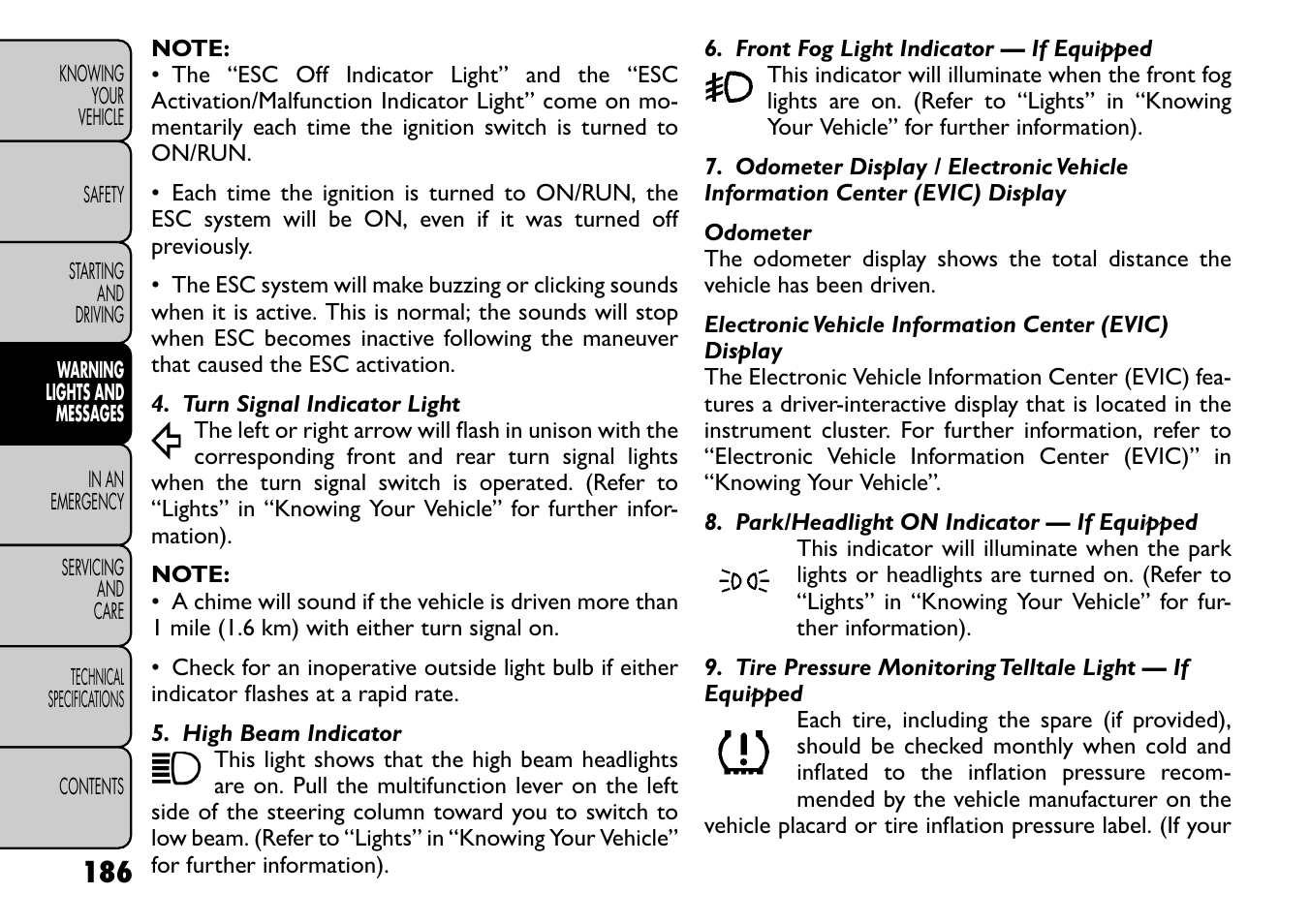 FIAT Freemont User Manual | Page 192 / 266