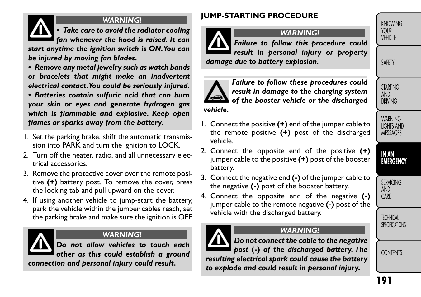 FIAT Freemont User Manual | Page 197 / 266