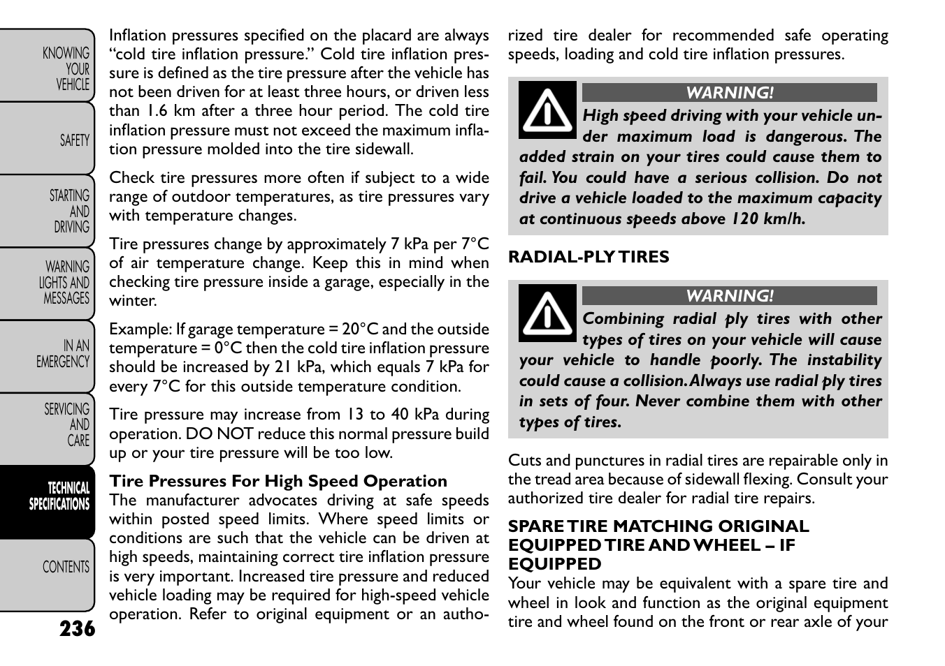 FIAT Freemont User Manual | Page 242 / 266