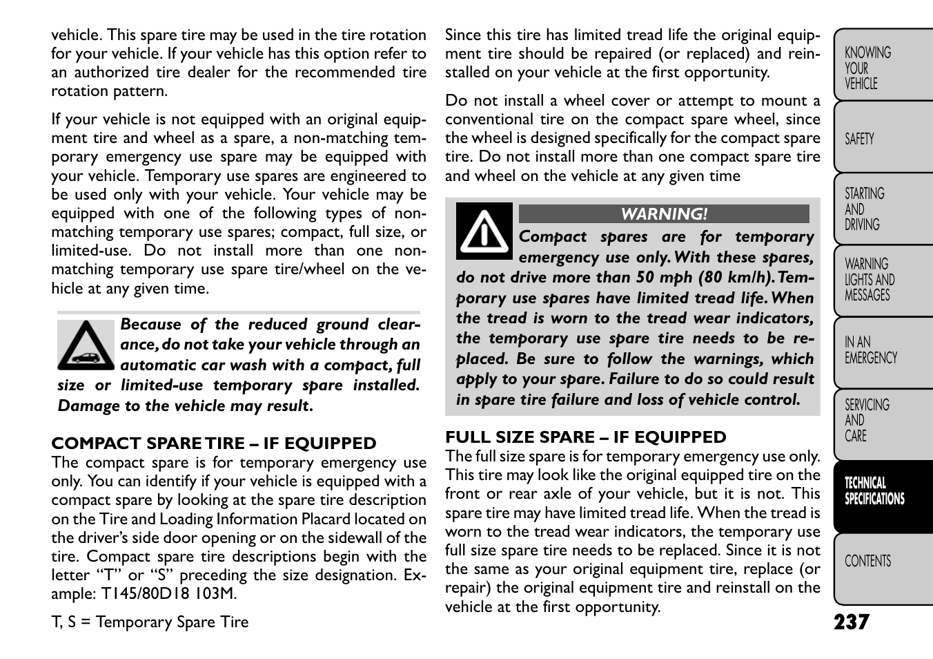 FIAT Freemont User Manual | Page 243 / 266