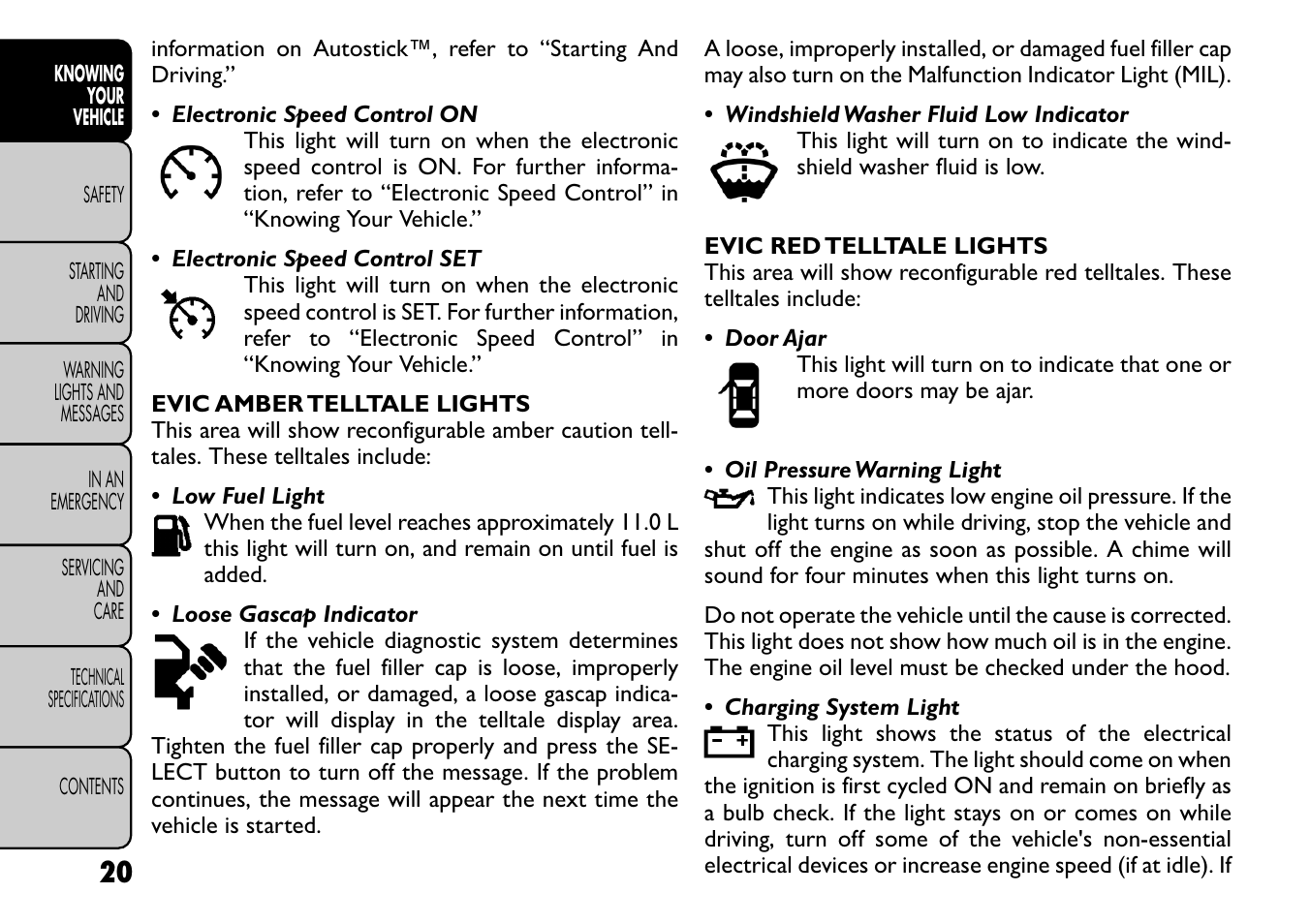 FIAT Freemont User Manual | Page 26 / 266