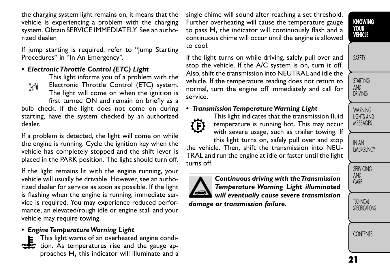 FIAT Freemont User Manual | Page 27 / 266