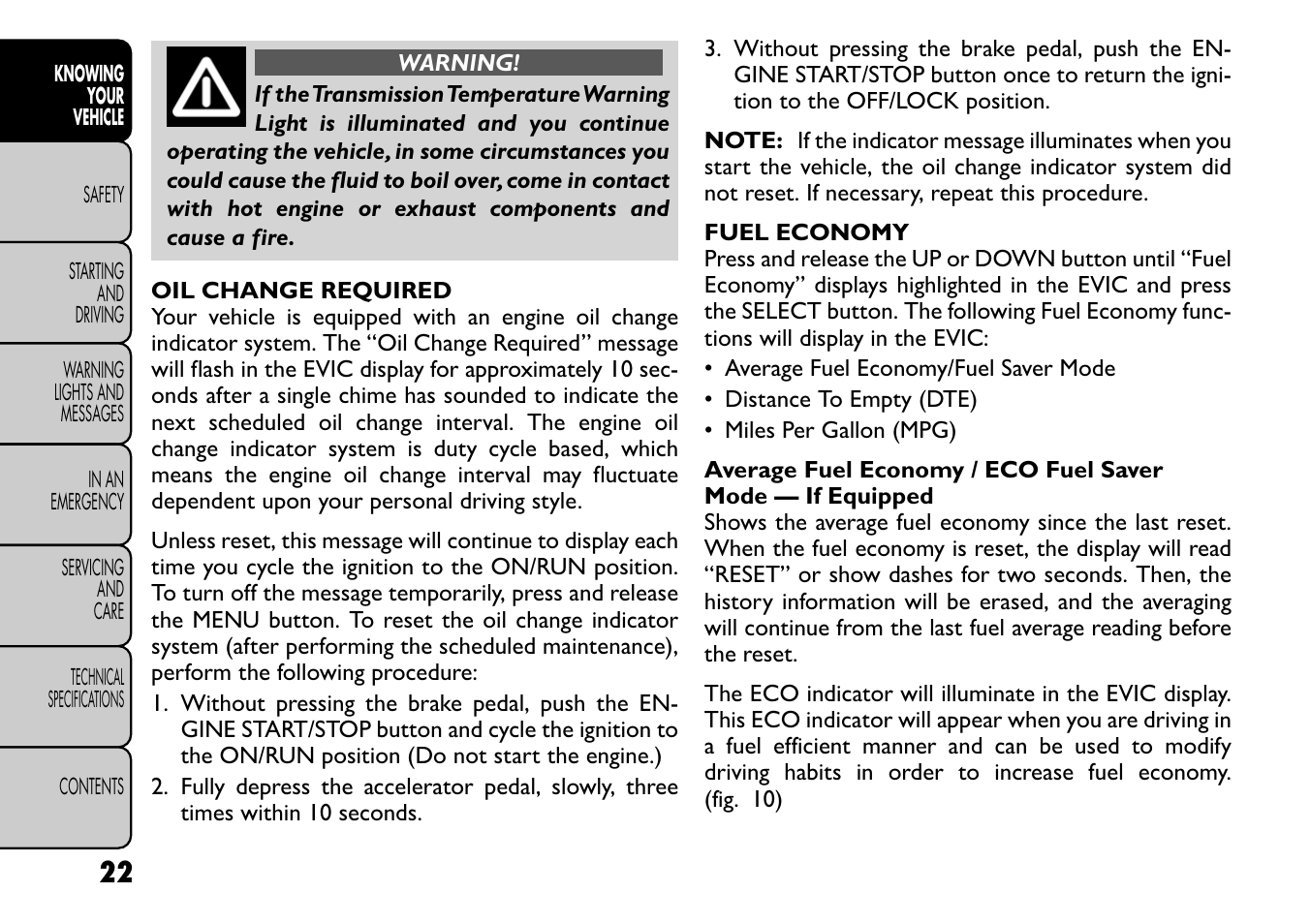 FIAT Freemont User Manual | Page 28 / 266