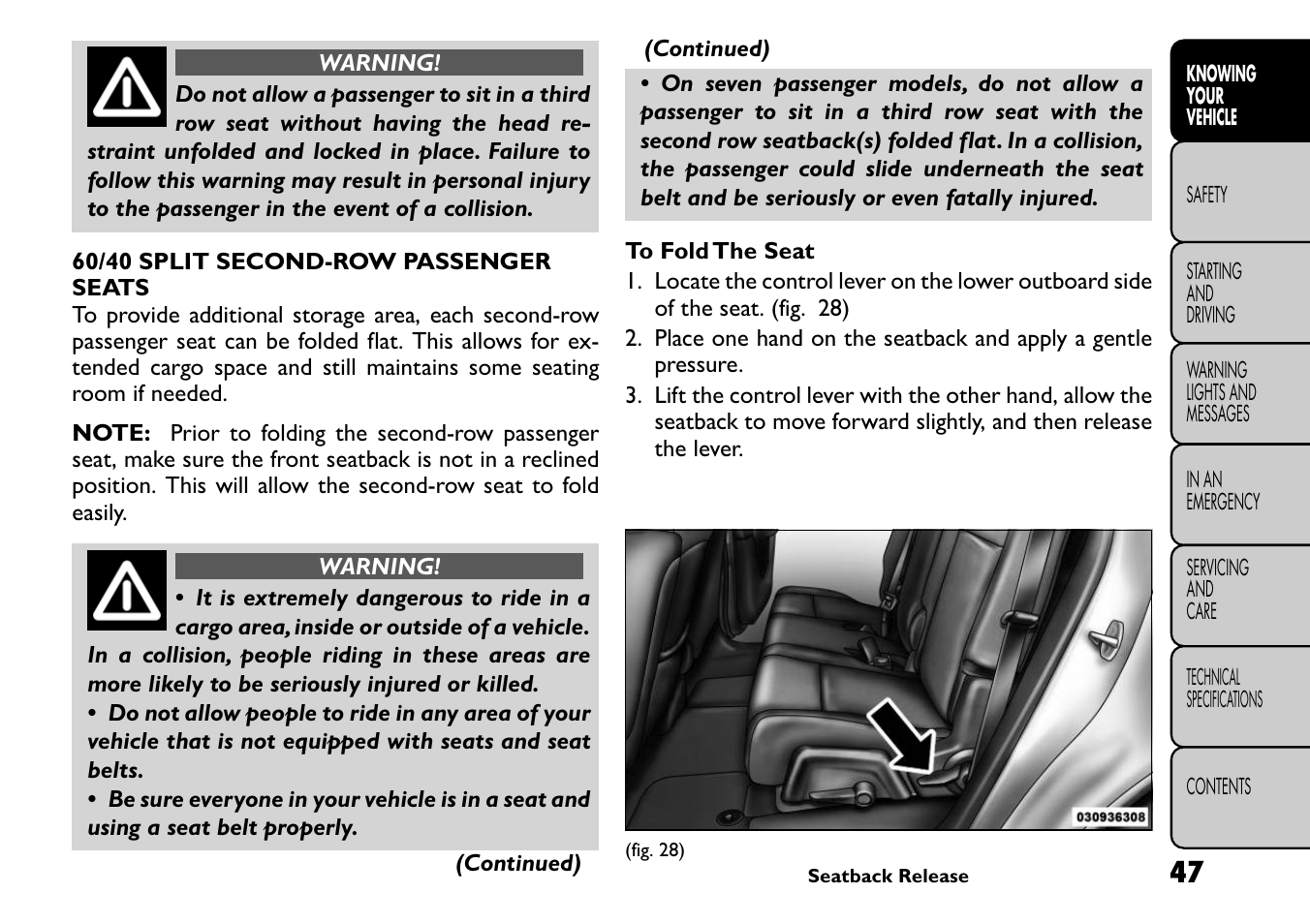 FIAT Freemont User Manual | Page 53 / 266