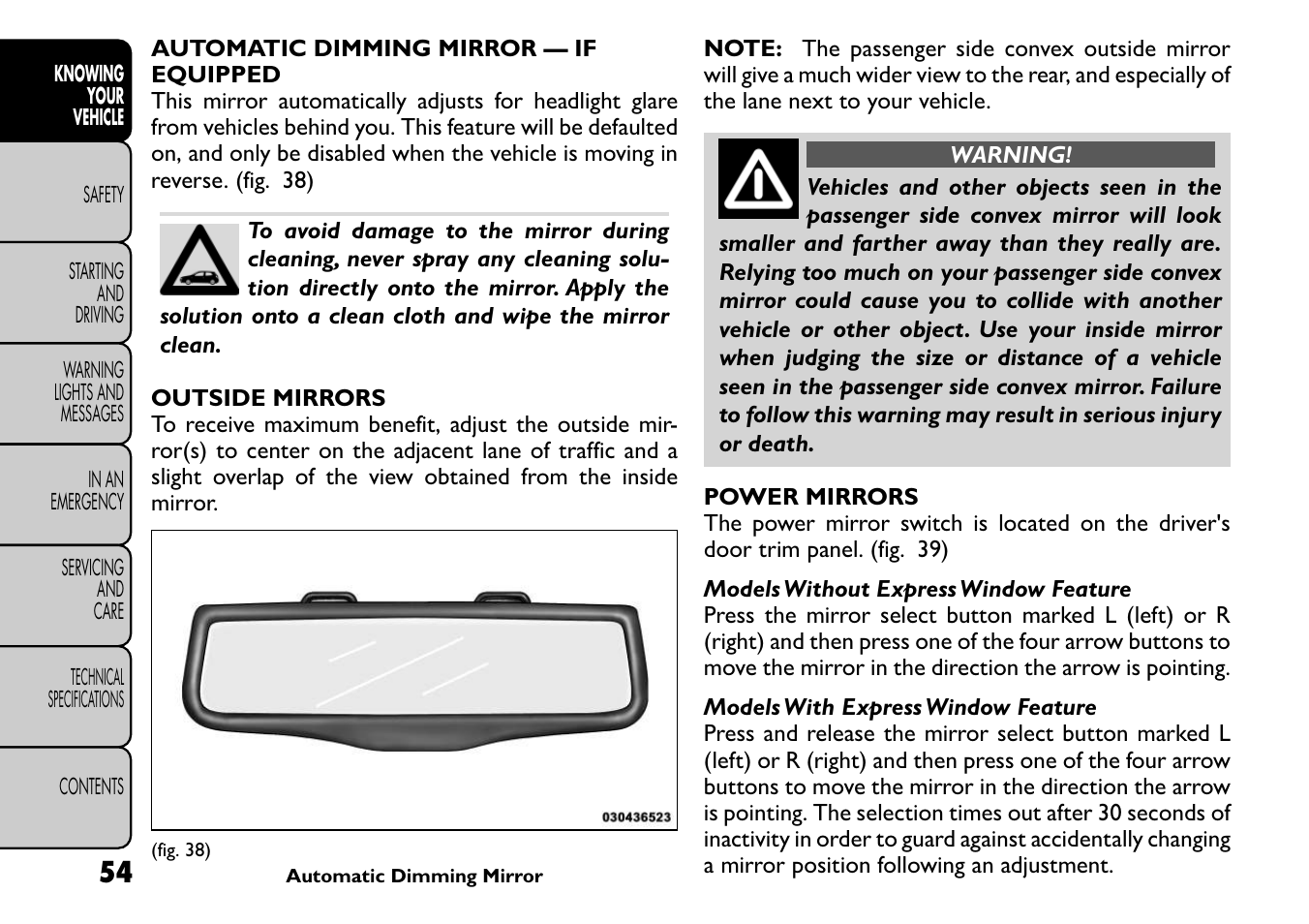 FIAT Freemont User Manual | Page 60 / 266