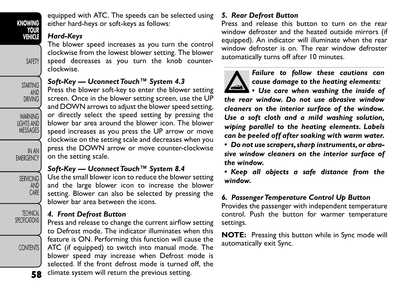 FIAT Freemont User Manual | Page 64 / 266