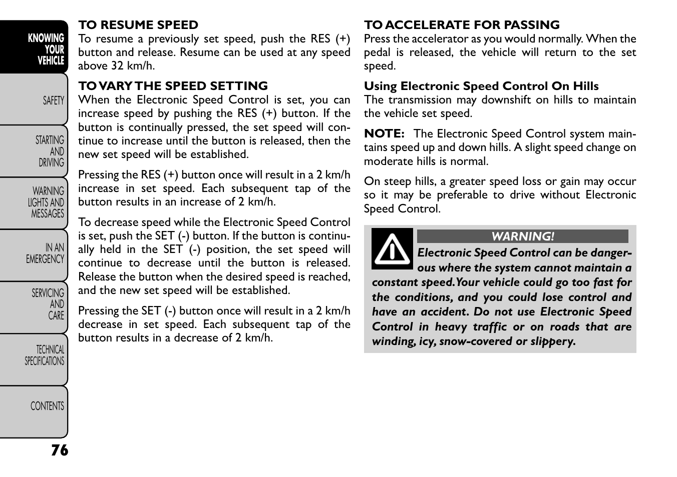 FIAT Freemont User Manual | Page 82 / 266