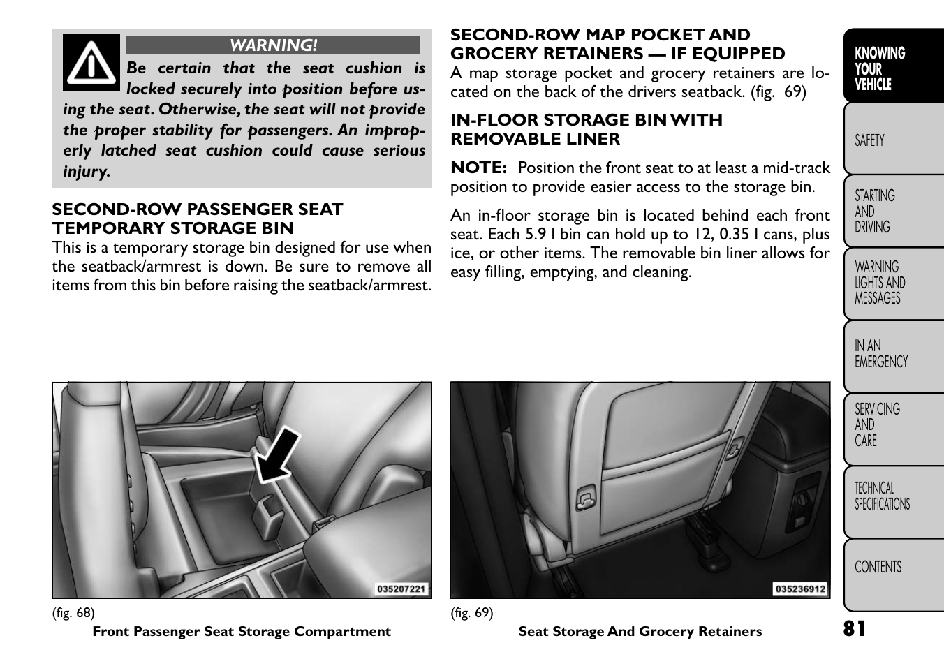 FIAT Freemont User Manual | Page 87 / 266