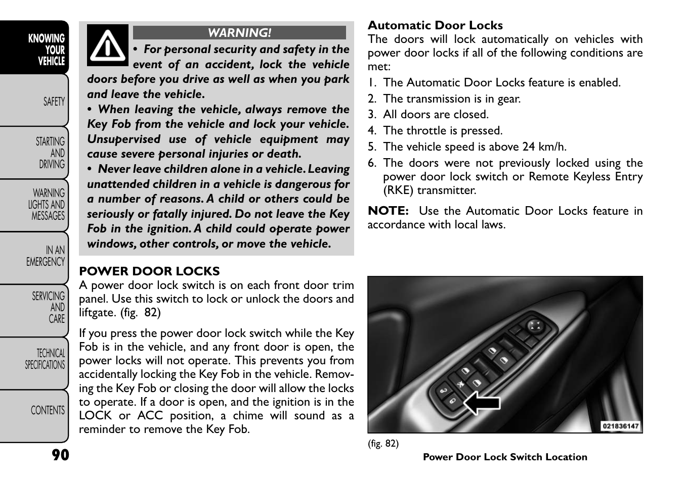 FIAT Freemont User Manual | Page 96 / 266